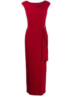 Lauren Ralph Lauren приталенное платье с драпировками