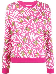 Moschino джемпер с принтом Teddy Bear