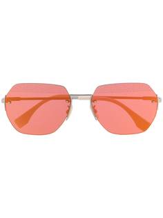 Fendi Eyewear солнцезащитные очки в геометричной оправе