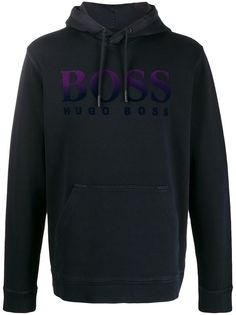 Boss Hugo Boss худи с кулиской и логотипом