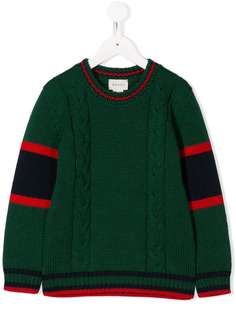 Gucci Kids джемпер фактурной вязки