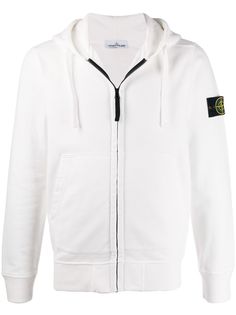 Stone Island худи на молнии с логотипом