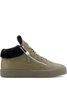 Giuseppe Zanotti кеды с двойной застежкой на молнии