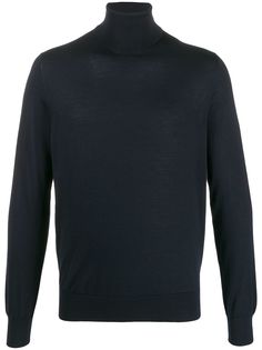 Ermenegildo Zegna джемпер с высоким воротником в рубчик