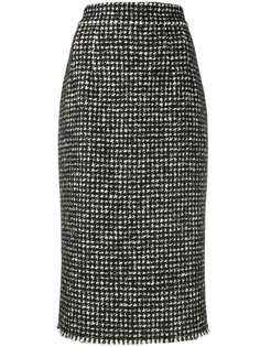Dolce & Gabbana твидовая юбка-карандаш