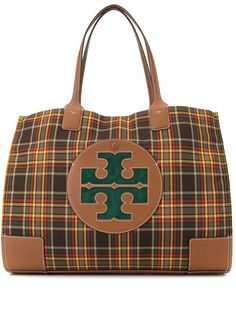 Tory Burch сумка-тоут Ella в клетку