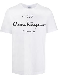 Salvatore Ferragamo футболка с логотипом