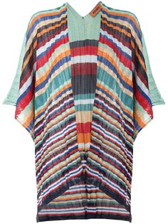 Missoni кардиган-кимоно в полоску