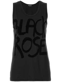 Ann Demeulemeester топ Black Rose