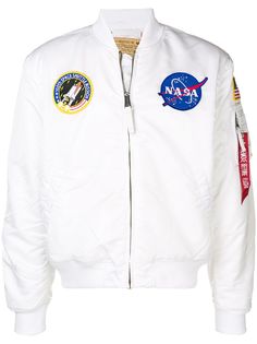 Alpha Industries куртка-бомбер с нашивкой NASA