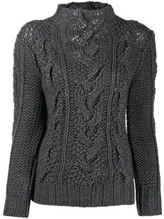 Ermanno Scervino джемпер узкого кроя фактурной вязки