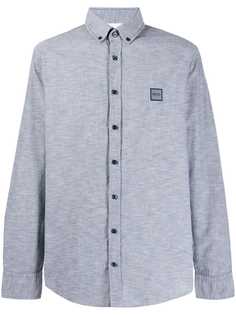 Boss Hugo Boss рубашка с вышитым логотипом
