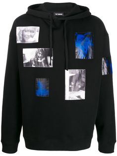 Raf Simons худи с нашивками