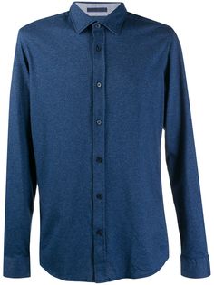 Boss Hugo Boss рубашка узкого кроя с длинными рукавами