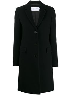 Calvin Klein однобортное пальто