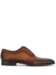 Magnanni оксфорды с декоративной строчкой
