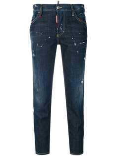 Dsquared2 укороченные прямые джинсы