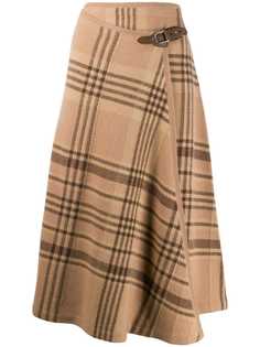 Ralph Lauren Collection юбка миди в шотландскую клетку
