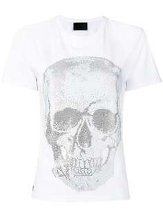 Philipp Plein футболка с декором Skull