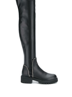 Giuseppe Zanotti ботфорты с молнией