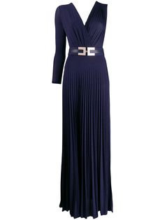 Elisabetta Franchi платье асимметричного кроя со складками