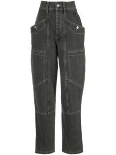 Isabel Marant Étoile зауженные джинсы со вставками