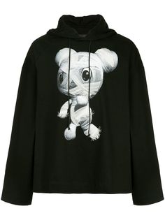 Juun.J teddy print hoodie