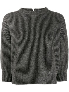 Brunello Cucinelli джемпер с эффектом металлик