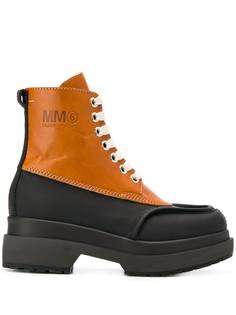 Mm6 Maison Margiela ботинки в стиле милитари