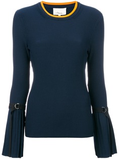 3.1 Phillip Lim топ с плиссированными манжетами
