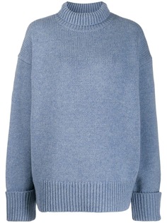 Victoria Victoria Beckham трикотажный джемпер с высоким воротником