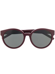 Saint Laurent Eyewear солнцезащитные очки в круглой оправе