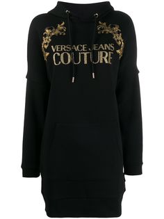 Versace Jeans Couture удлиненное худи Baroque