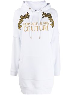 Versace Jeans Couture удлиненное худи Baroque