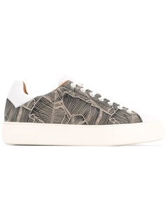 Cerruti 1881 кроссовки на платформе с принтом