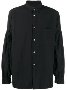 Comme Des Garçons Homme Plus однотонная рубашка оверсайз