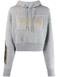 Versace Jeans Couture укороченное худи Quantity Quality