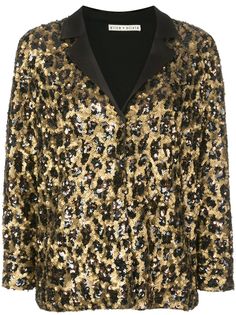 Alice+Olivia Keir sequin shirt