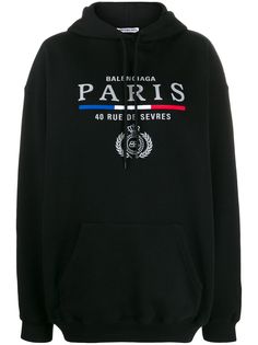 Balenciaga толстовка с вышитым логотипом