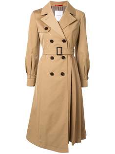 Loveless double-breasted trench coat