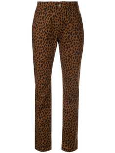 Loveless брюки с леопардовым принтом