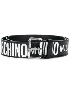 Moschino широкий ремень с логотипом