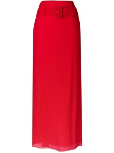 Prada шифоновая юбка