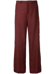 Loveless high-waist wide-leg trousers