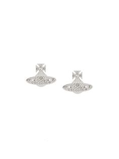 Vivienne Westwood серьги-гвоздики с логотипом