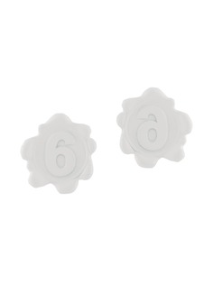 Mm6 Maison Margiela серьги с логотипом