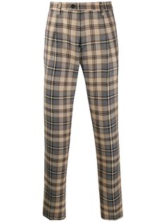 Etro брюки в клетку