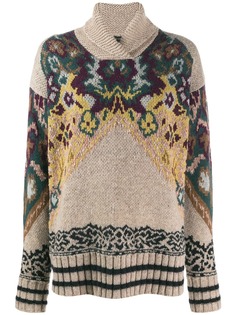 Etro свитер с вышивкой