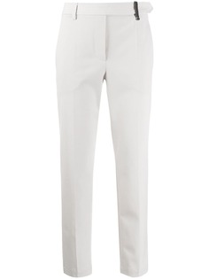Brunello Cucinelli укороченные брюки строгого кроя