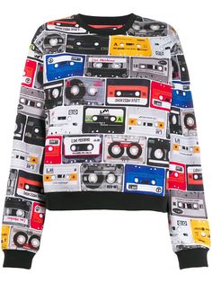 Love Moschino джемпер Tape с принтом